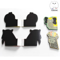 Fábrica Promocional Cute Cat Magnet Bookmark Logotipo personalizado Folding Magnety Bookmark